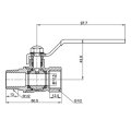 10251 brass ball valve male/female thread